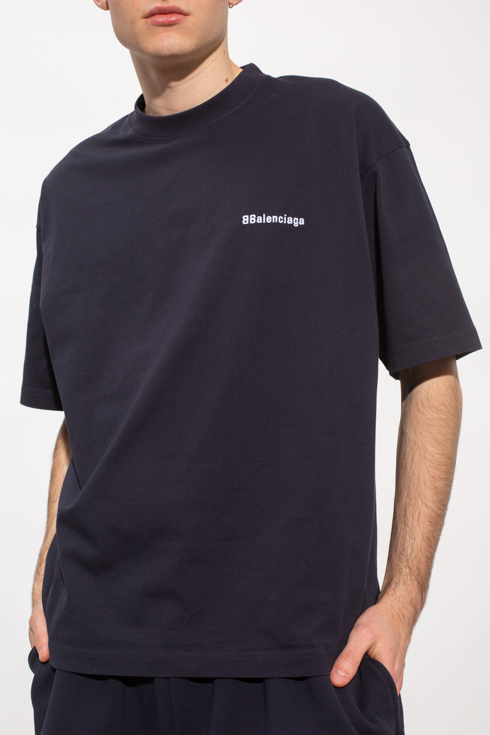 BALENCIAGA::ロゴTシャツ:4[RESALE] Balenciaga 712398 TNVQ7 Archive Logo T Shirt Mens 4 Used